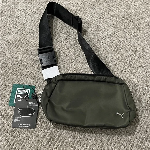 Puma Olive Belt Bag - Picture 1 of 3